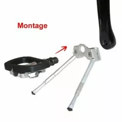 Funecobikes Béquille Pour Fixation Sur Pédale Vélo