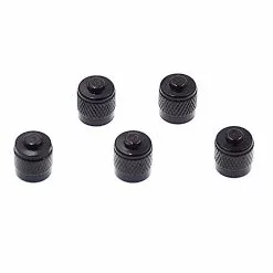 Maxxus Bouchon Aluminium Noir Pour Valve Schrader - Par 5