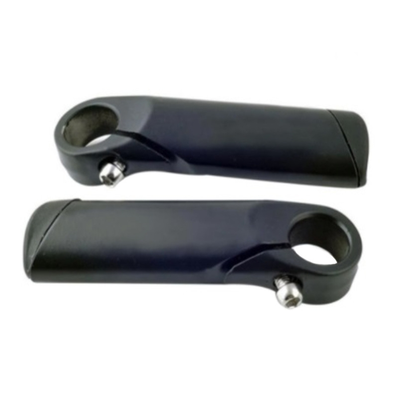 Cornes De Guidon De Vélo Noir Aluminium 110 Mm – Image 2