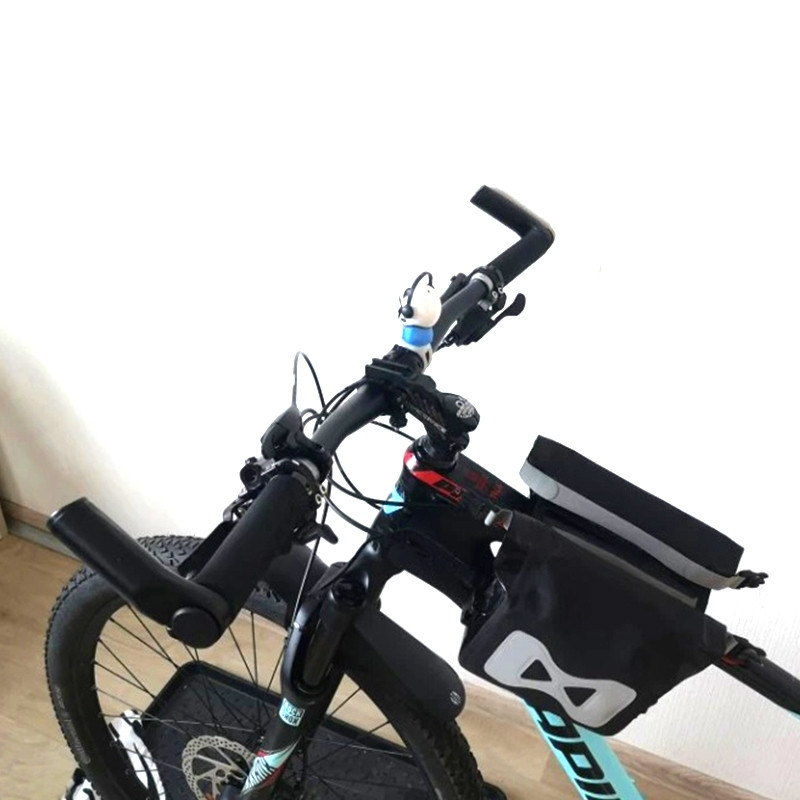 Cornes De Guidon De Vélo Noir Aluminium 110 Mm – Image 5