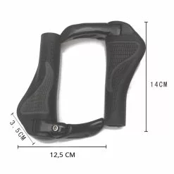 Funecobikes Poignées De Vélo Ergonomiques Avec Cornes EasyFlex