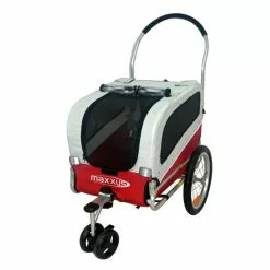Maxxus Remorque/poussette Aluminium Avec Système Pliant Pour Chien