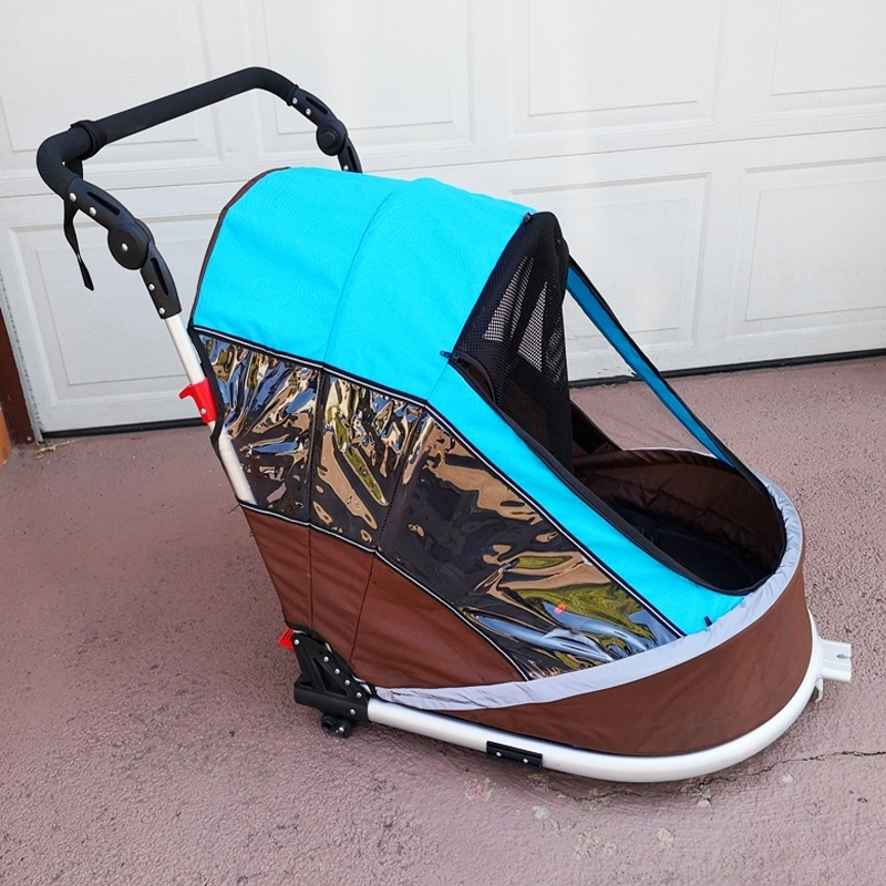 Remorque Vélo Pliable Pour 2 Enfants Maxxus – Image 2