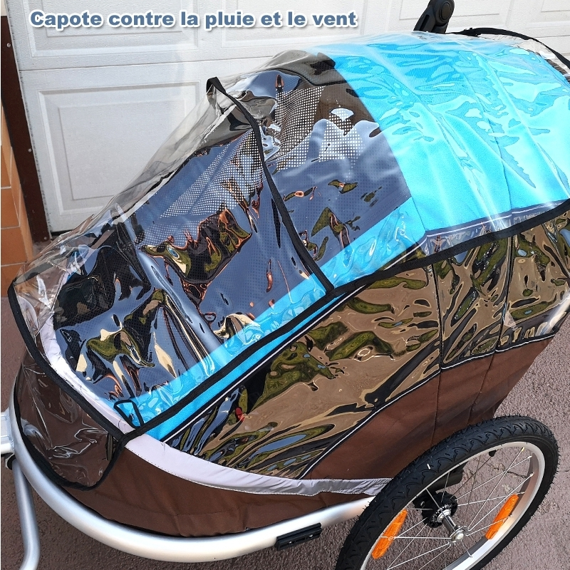 Remorque Vélo Pliable Pour 2 Enfants Maxxus – Image 3
