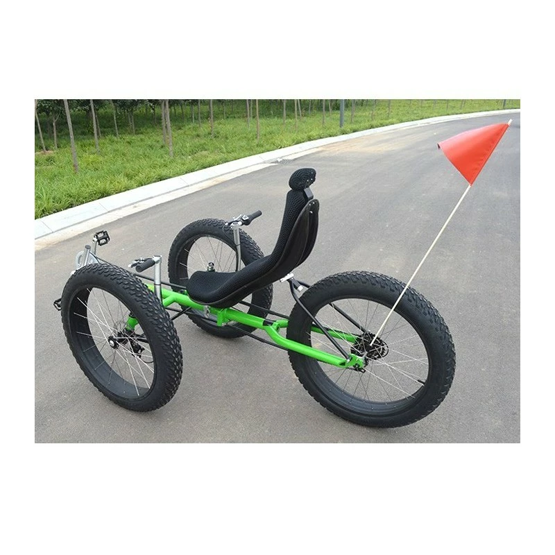 Funecobikes Tricycle Couché FAT Trike Avec Cadre Pliable – Image 4