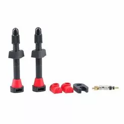 Barbieri Valve Tubeless Carbone 45 Mm Universelle (2 Pcs)