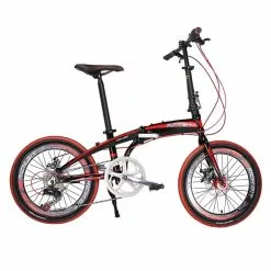 Funecobikes Vélo Pliant Mini VTT Avec Freins à Disques